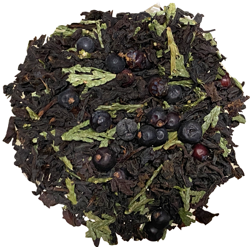 Black Forest Organic with Ceylon OP, Juniper berries, and wildcrafted Western Red Cedar tips