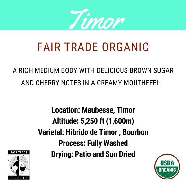 Timor Fair Trade Organic